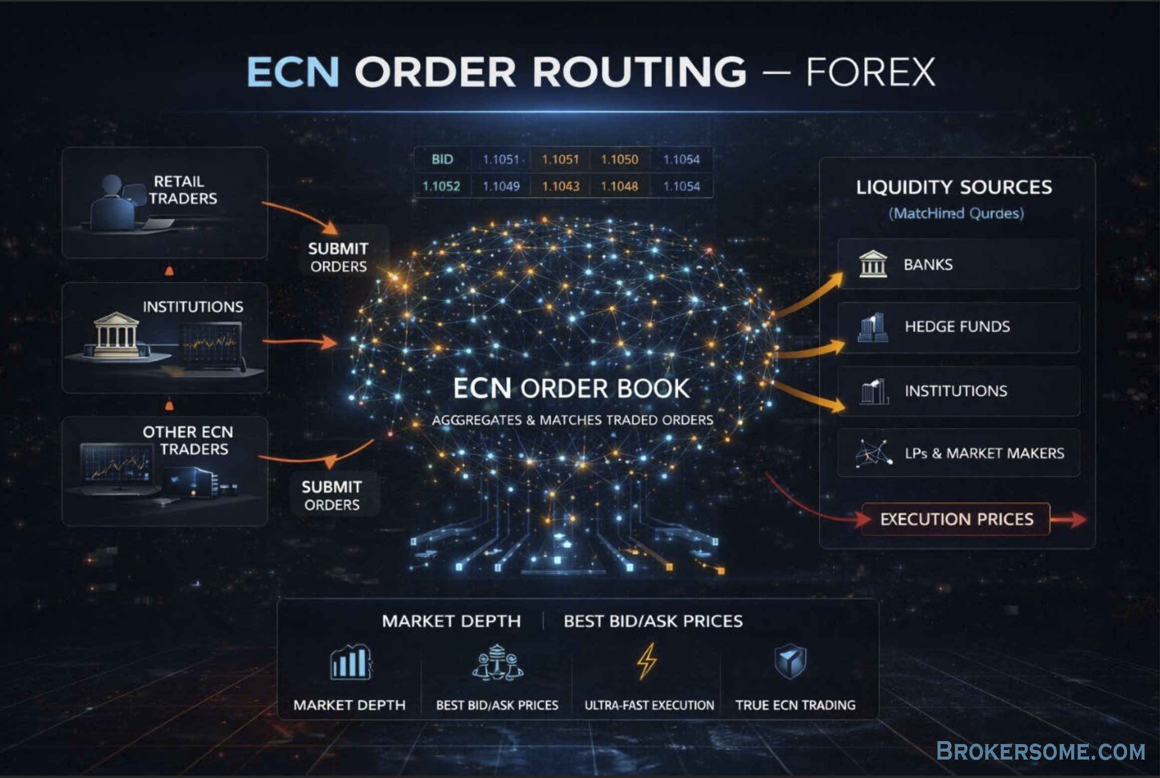 ECN Order Routing - Forex